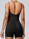 ZASUWA Female Backless U Collar Quick Dry Nude Sensation Romper