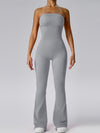 ZASUWA Female Ribbed Elastic Tight Seamless Quick-dry Jumpsuit