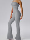 ZASUWA Female Ribbed Elastic Tight Seamless Quick-dry Jumpsuit