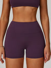 ZASUWA Female Cross Back V-neck with Chest Pads Quick Dry Push Up Design Short Tracksuit