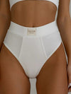 High-waisted Solid Color Panties