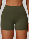ZASUWA Female Cross Back V-neck with Chest Pads Quick Dry Push Up Design Short Tracksuit