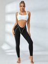 Sexy Contrast Color Unique Cutout Jumpsuit