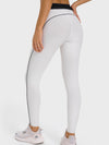 ZASUWA Female Contrast Color Elastic Tight Push Up Design Leggings