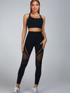ZASUWA Female Sexy Fishnet Quick-dry High-rise Leggings