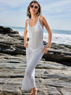 ZASUWA Female Sexy Hollow Out Backless Halter Swimwear Cover-up Long Dress Without Bikini Set