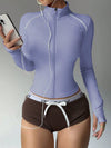 ZASUWA Female Zipper Stand Collar Jackets