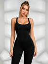 Cross Back Scrunch Bum Jumpsuit