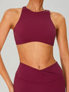 ZASUWA Female Solid Color Quick Dry Sports Bras