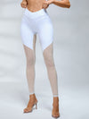 ❤ZASUWA Female Super Sexy Mesh Push Up V-shape Waist Leggings