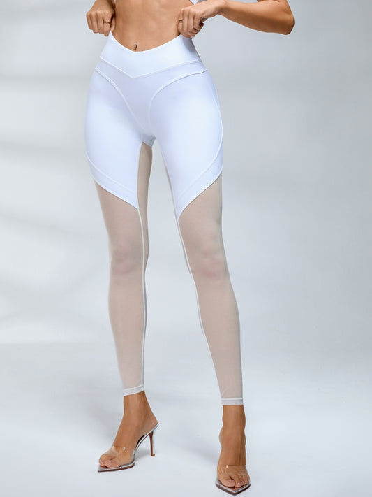 ❤ZASUWA Female Super Sexy Mesh Push Up V-shape Waist Leggings