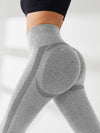 Stretch High Waist Tight Basic Leggings