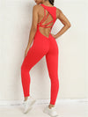 ZASUWA Female Hollow Out Beauty Back Jumpsuits