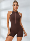 Zipper Short Romper