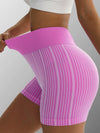 ZASUWA Female Folds Deep V Back Ribbed Booty Shorts
