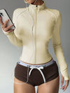 ZASUWA Female Zipper Stand Collar Jackets