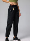 ZASUWA Female Drawstring Pocket Casual Cargo 2 in 1 Design Pants