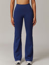 ZASUWA Female Solid Color Flare High-rise Leggings