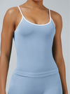 Stripes Backless Seamless Tank