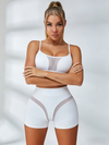 Super Sexy Unique Mesh Hip-lift Short Suit