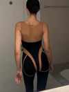 🖤ZASUWA Female Sexy Sheer Mesh Jumpsuit