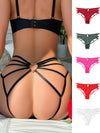 ZASUWA Female Heart Shape Cross Hollow Out Panties