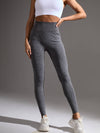 ZASUWA Female Push-up Seamless Hip-lift Scrunch Bum Elastic Tight Leggings