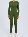 ZASUWA Female Backless Zipper Hollow Out Scrunch Bum Jumpsuit
