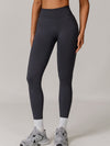 ZASUWA Female Seamless Solid Color Elastic Tight Push Up Design Leggings