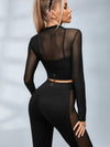 🖤ZASUWA Female Sexy Sheer Mesh Seamless Leggings