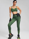ZASUWA Female Contrast Color Fishnet Stripe Print Tracksuit