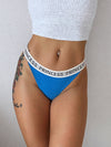 ZASUWA Female Sexy Letter Print T-back Panties