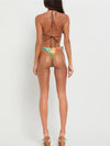 ZASUWA Female Contrast Color Print Bikini Set