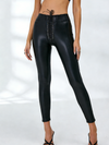 ❤Sexy Faux Leather Push Up Design Lace-up Leggings