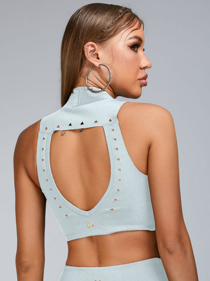 Cutout V Shape Waist Skirt