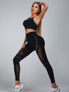 ZASUWA Female Sexy Fishnet Quick-dry High-rise Leggings