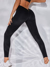 ZASUWA Female Shining Stars Deep V Back Scrunch Bum Leggings