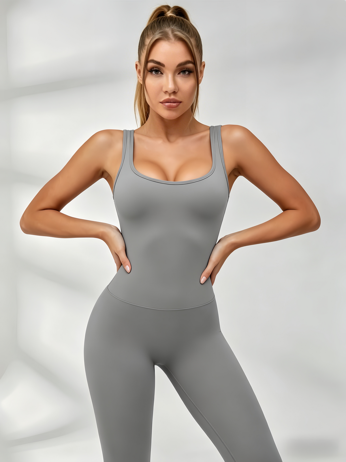 Cutout Backless Jumpsuit