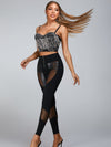 🖤ZASUWA Female Beading Tassel Corset Sports Bras