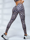 ❤ZASUWA Female Leopard Print Deep V Back Leggings
