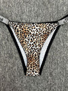 ZASUWA Female Sexy Crystal Leopard Print Panties