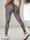Leopard Deep V Back Scrunch Bum Shorts