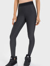 ZASUWA Female Contrast Color Elastic Tight Push Up Design Leggings