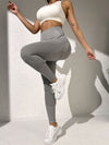 ZASUWA Female Faux Denim Quick Dry High-waisted Push Up Design Leggings