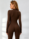 Zipper Hip-lift Jumpsuit