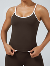 Stripes Backless Seamless Tank