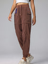 ZASUWA Female Drawstring Pocket Casual Cargo 2 in 1 Design Pants