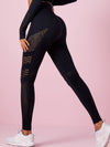 ZASUWA Female Seamless Fishnet Leggings