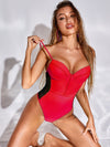 ZASUWA Female Sexy Mesh One-piece Swimsuit