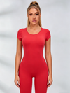 Sexy Backless U Collar Jumpsuit